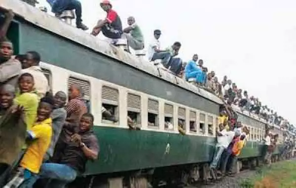 Man Listening To Music Escapes Death After Train Crushes His Leg And Hand In Lagos